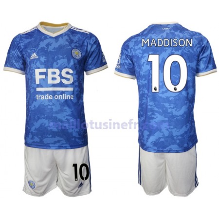 Maillot de Foot Leicester City James Maddison 10 Domicile 2021-22 - Enfant Maillot de Foot Leicester City James Maddison 10 Domicile 2021-22 - Enfant